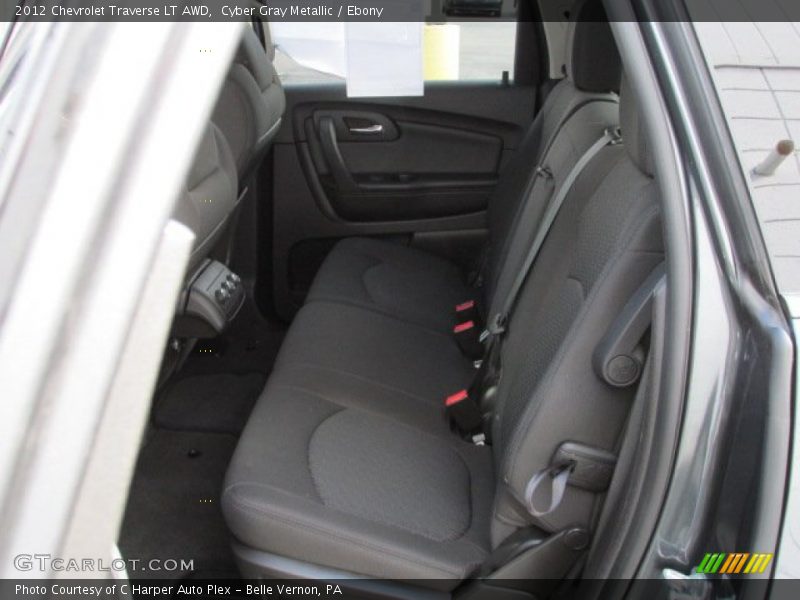 Cyber Gray Metallic / Ebony 2012 Chevrolet Traverse LT AWD