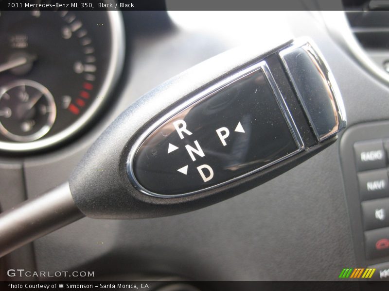 Black / Black 2011 Mercedes-Benz ML 350