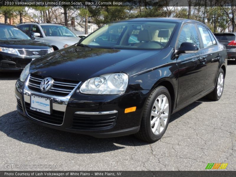 Black / Cornsilk Beige 2010 Volkswagen Jetta Limited Edition Sedan