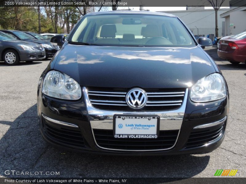 Black / Cornsilk Beige 2010 Volkswagen Jetta Limited Edition Sedan