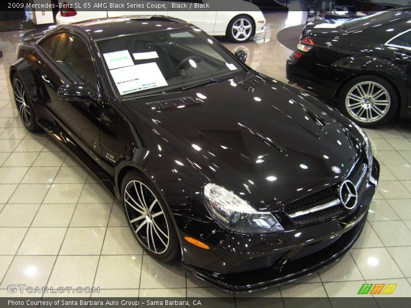 Black / Black 2009 Mercedes-Benz SL 65 AMG Black Series Coupe