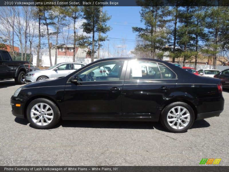 Black / Cornsilk Beige 2010 Volkswagen Jetta Limited Edition Sedan