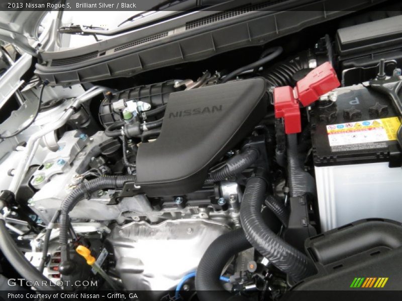 Brilliant Silver / Black 2013 Nissan Rogue S