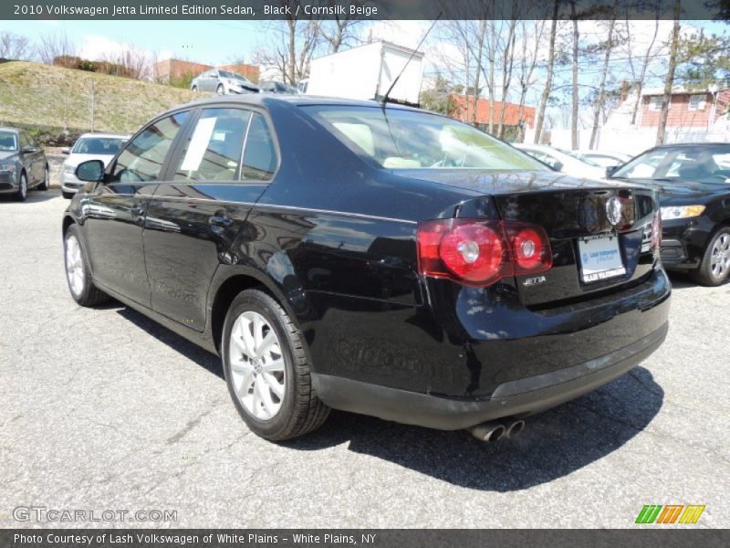Black / Cornsilk Beige 2010 Volkswagen Jetta Limited Edition Sedan