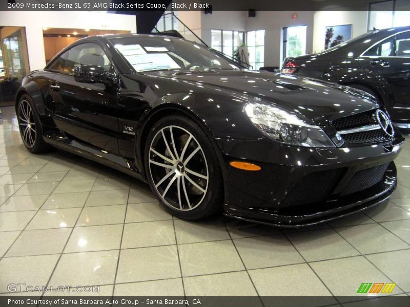 Black / Black 2009 Mercedes-Benz SL 65 AMG Black Series Coupe