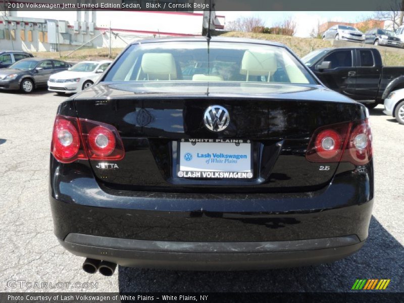 Black / Cornsilk Beige 2010 Volkswagen Jetta Limited Edition Sedan