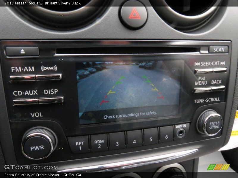 Brilliant Silver / Black 2013 Nissan Rogue S