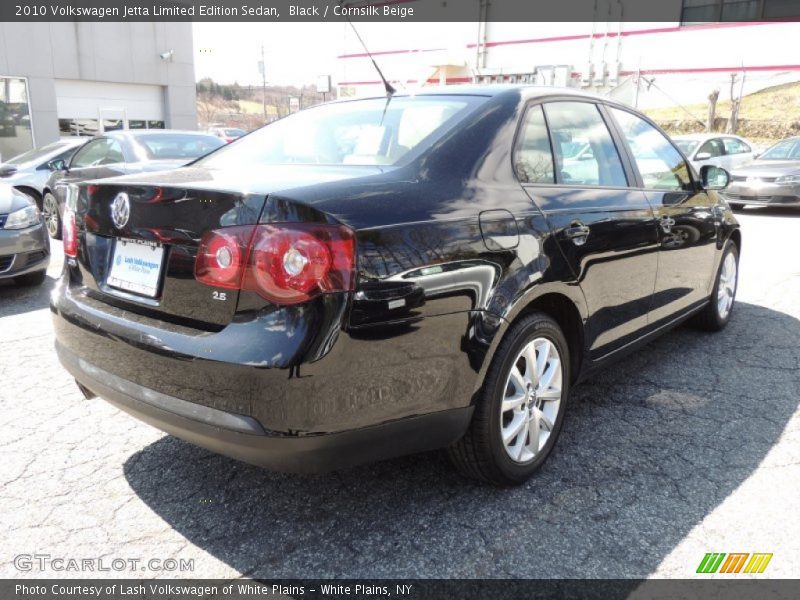 Black / Cornsilk Beige 2010 Volkswagen Jetta Limited Edition Sedan