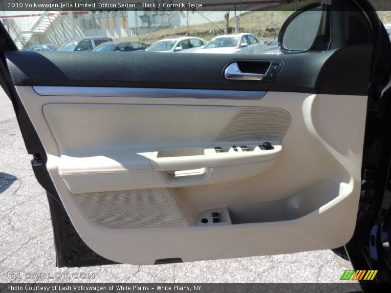 Black / Cornsilk Beige 2010 Volkswagen Jetta Limited Edition Sedan