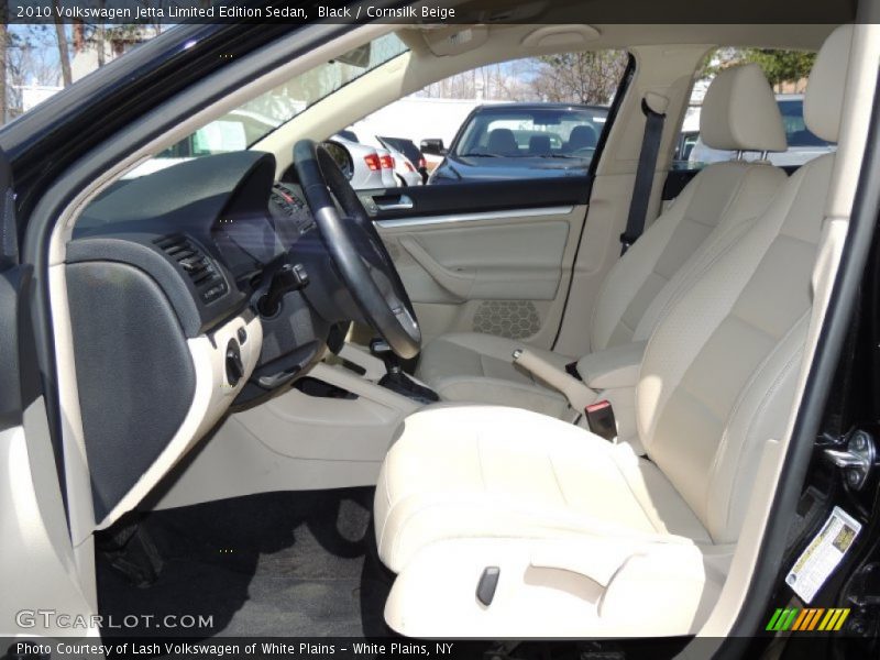 Black / Cornsilk Beige 2010 Volkswagen Jetta Limited Edition Sedan