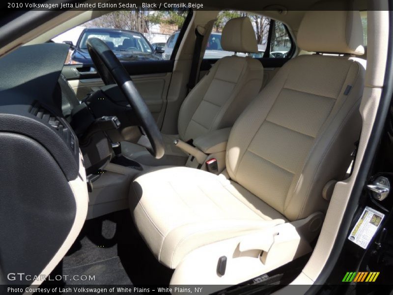 Black / Cornsilk Beige 2010 Volkswagen Jetta Limited Edition Sedan