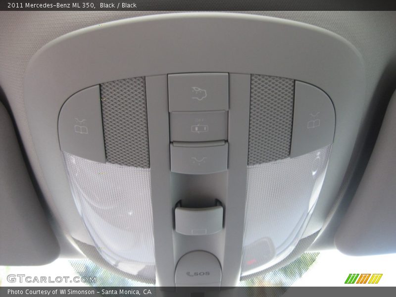 Black / Black 2011 Mercedes-Benz ML 350