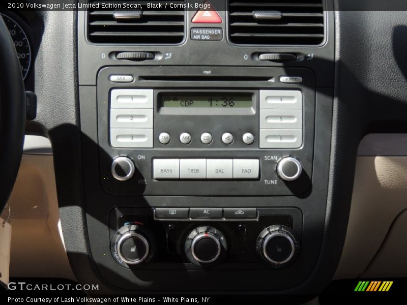 Black / Cornsilk Beige 2010 Volkswagen Jetta Limited Edition Sedan