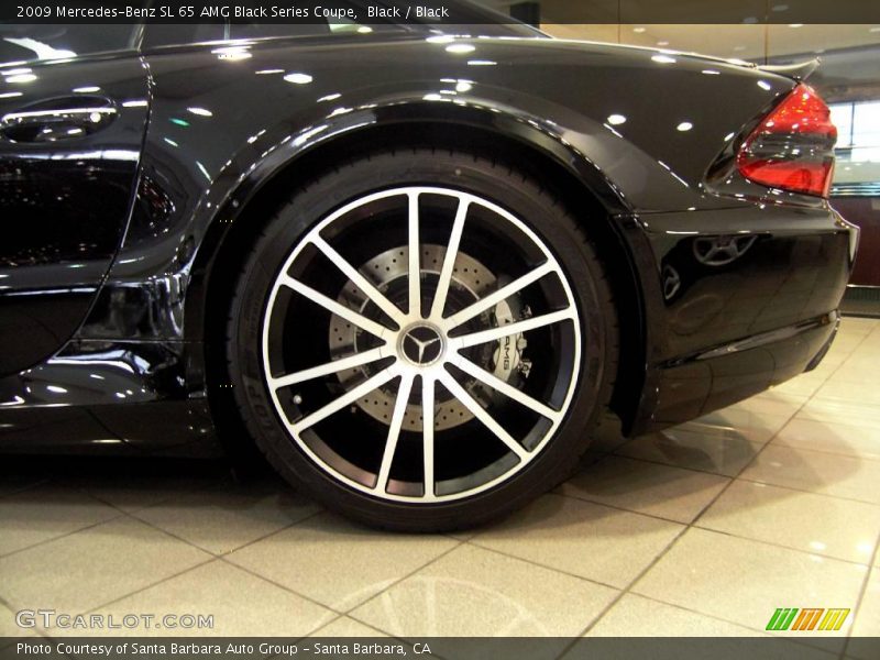 Black / Black 2009 Mercedes-Benz SL 65 AMG Black Series Coupe