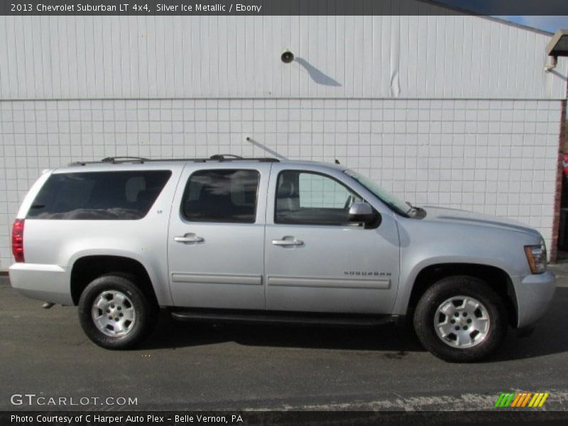 Silver Ice Metallic / Ebony 2013 Chevrolet Suburban LT 4x4