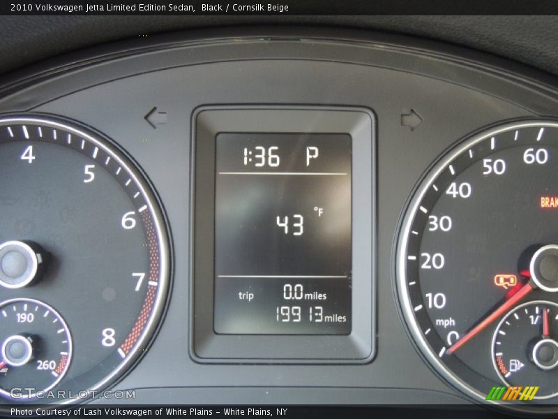 Black / Cornsilk Beige 2010 Volkswagen Jetta Limited Edition Sedan