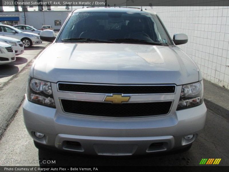 Silver Ice Metallic / Ebony 2013 Chevrolet Suburban LT 4x4