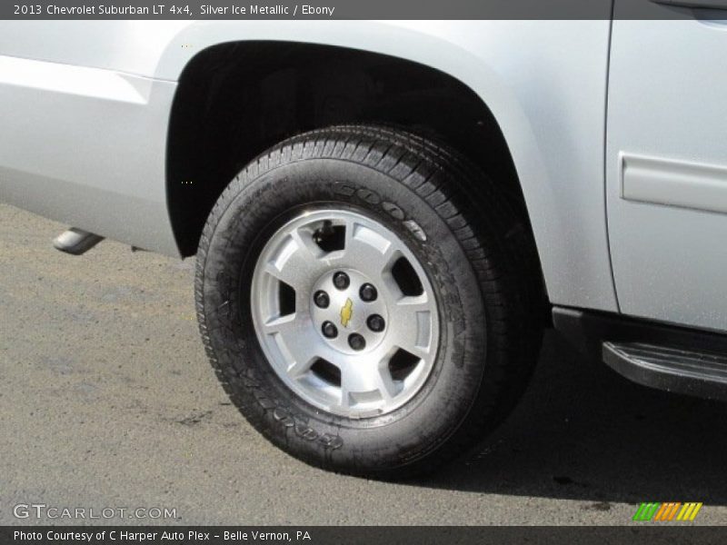 Silver Ice Metallic / Ebony 2013 Chevrolet Suburban LT 4x4