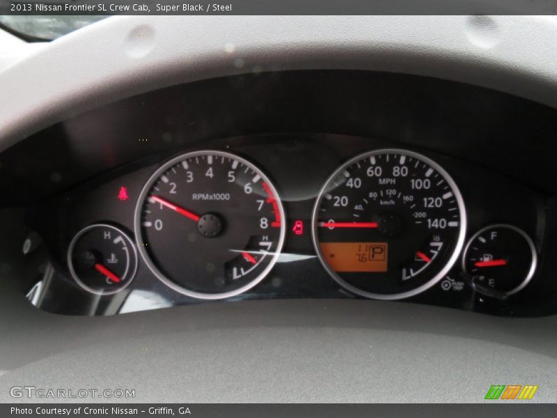 Super Black / Steel 2013 Nissan Frontier SL Crew Cab