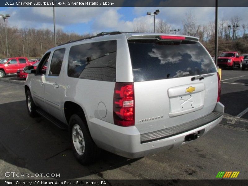 Silver Ice Metallic / Ebony 2013 Chevrolet Suburban LT 4x4
