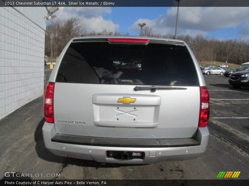 Silver Ice Metallic / Ebony 2013 Chevrolet Suburban LT 4x4