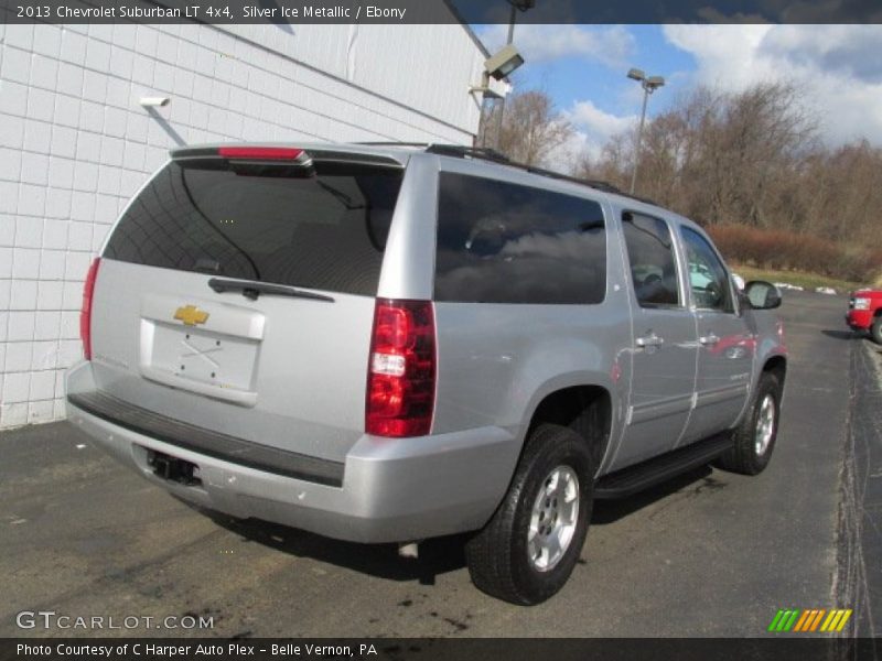Silver Ice Metallic / Ebony 2013 Chevrolet Suburban LT 4x4