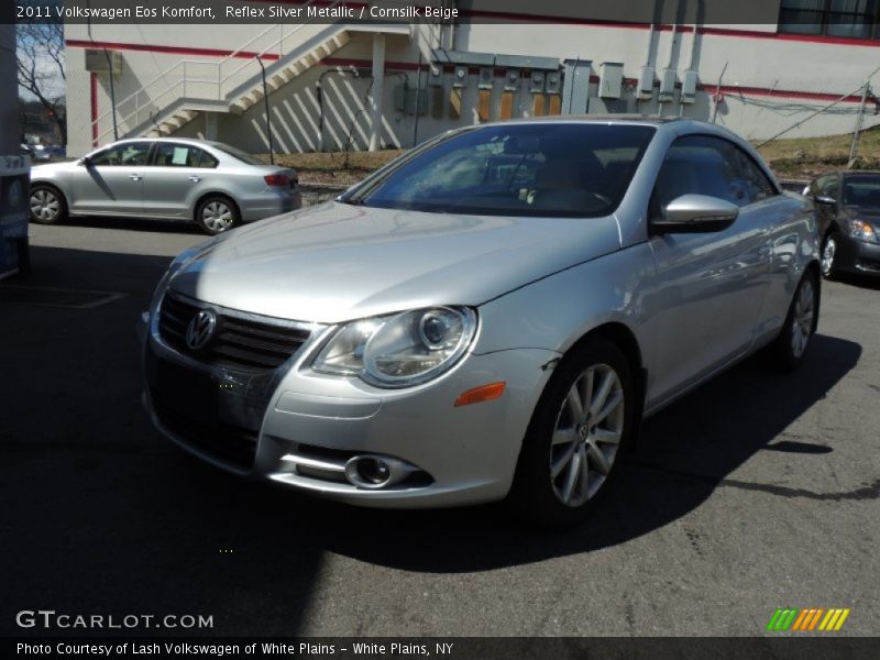 Reflex Silver Metallic / Cornsilk Beige 2011 Volkswagen Eos Komfort
