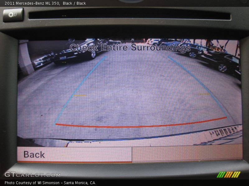 Black / Black 2011 Mercedes-Benz ML 350