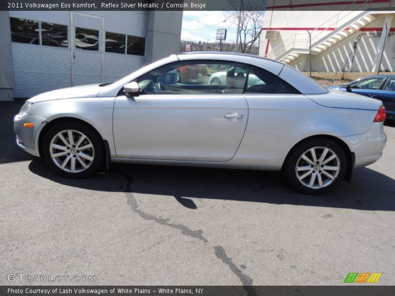 Reflex Silver Metallic / Cornsilk Beige 2011 Volkswagen Eos Komfort