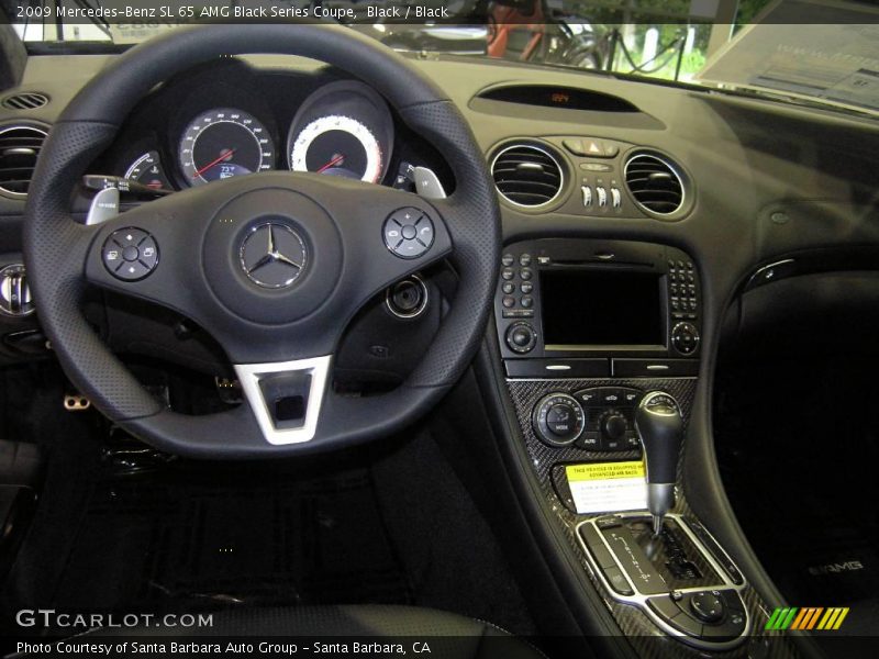 Black / Black 2009 Mercedes-Benz SL 65 AMG Black Series Coupe