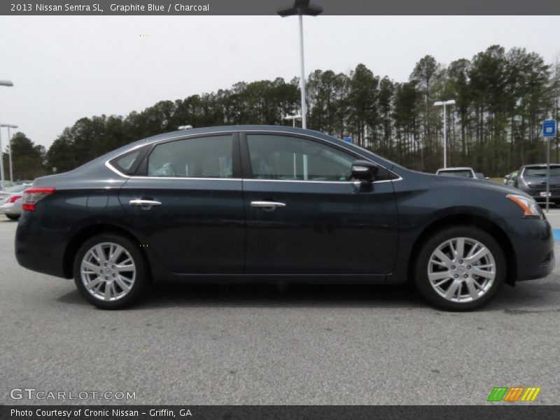 Graphite Blue / Charcoal 2013 Nissan Sentra SL