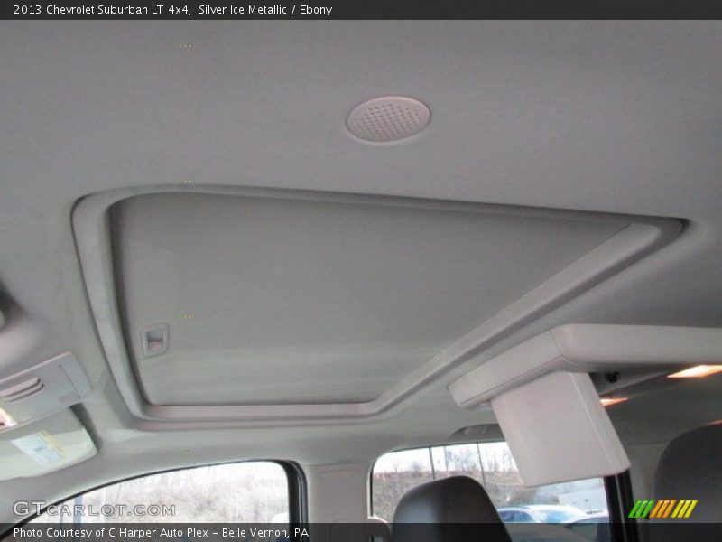 Silver Ice Metallic / Ebony 2013 Chevrolet Suburban LT 4x4