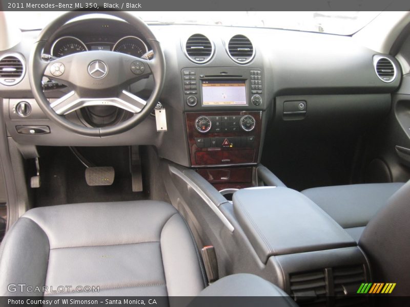 Black / Black 2011 Mercedes-Benz ML 350