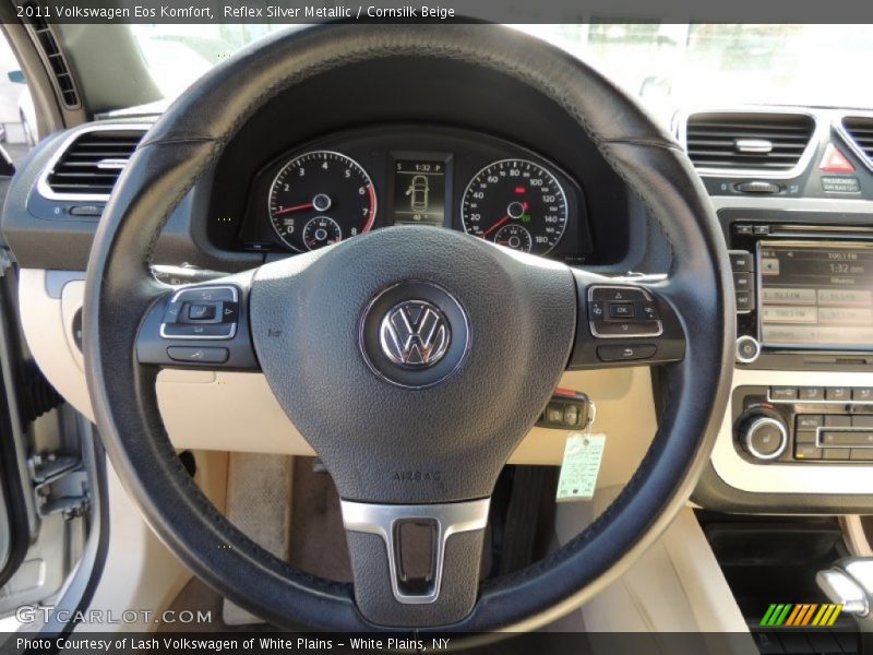 Reflex Silver Metallic / Cornsilk Beige 2011 Volkswagen Eos Komfort
