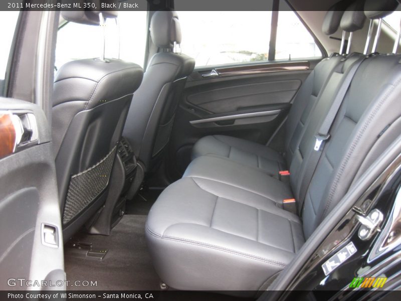 Black / Black 2011 Mercedes-Benz ML 350