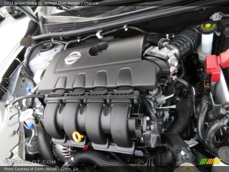 Brilliant Silver Metallic / Charcoal 2013 Nissan Sentra SL
