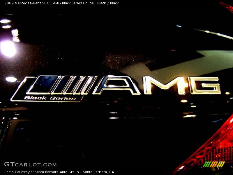 Black / Black 2009 Mercedes-Benz SL 65 AMG Black Series Coupe