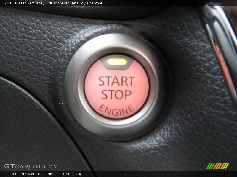 Brilliant Silver Metallic / Charcoal 2013 Nissan Sentra SL