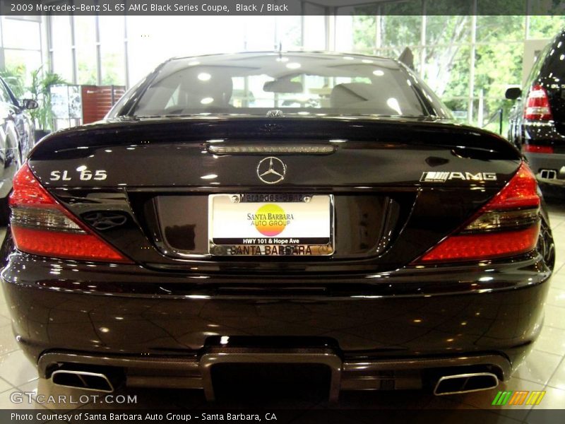 Black / Black 2009 Mercedes-Benz SL 65 AMG Black Series Coupe