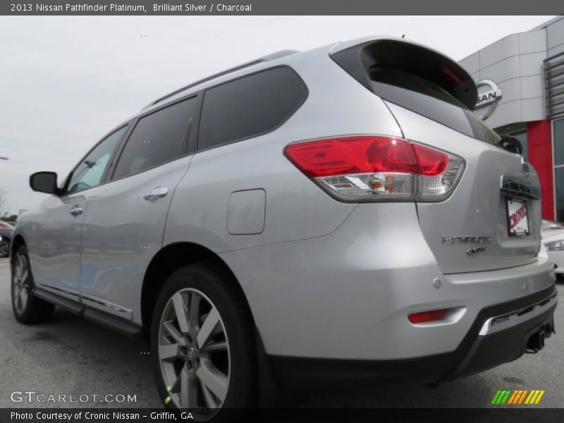 Brilliant Silver / Charcoal 2013 Nissan Pathfinder Platinum