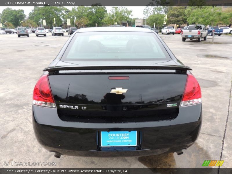 Black / Ebony 2012 Chevrolet Impala LT