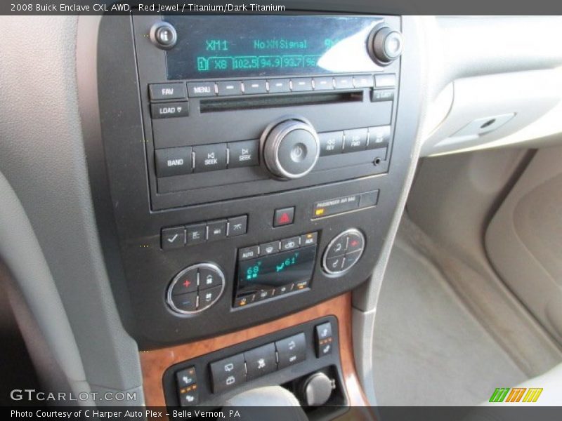 Red Jewel / Titanium/Dark Titanium 2008 Buick Enclave CXL AWD