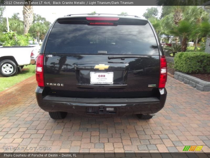 Black Granite Metallic / Light Titanium/Dark Titanium 2012 Chevrolet Tahoe LT 4x4