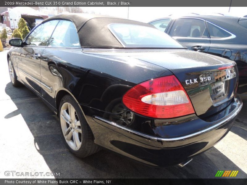 Black / Black 2009 Mercedes-Benz CLK 350 Grand Edition Cabriolet