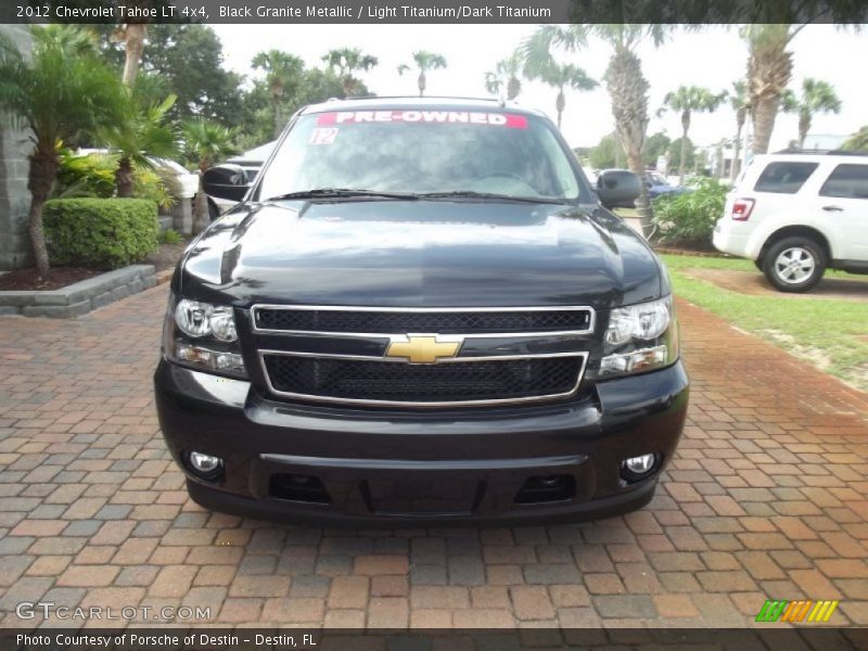 Black Granite Metallic / Light Titanium/Dark Titanium 2012 Chevrolet Tahoe LT 4x4