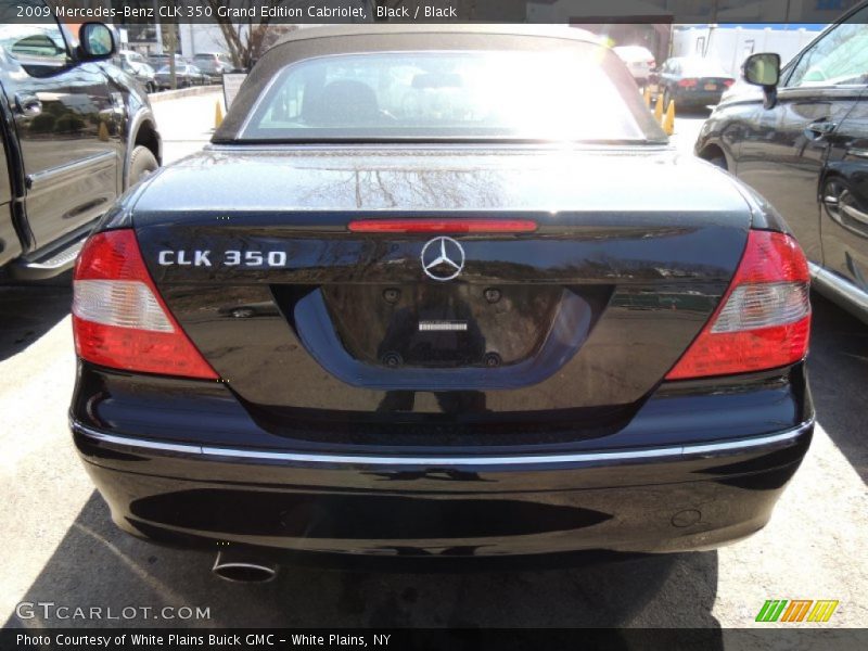 Black / Black 2009 Mercedes-Benz CLK 350 Grand Edition Cabriolet