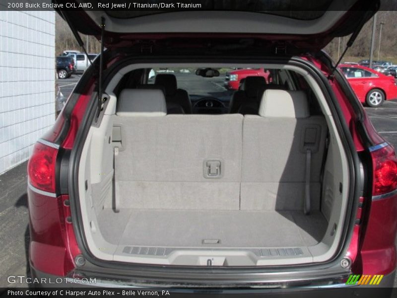 Red Jewel / Titanium/Dark Titanium 2008 Buick Enclave CXL AWD