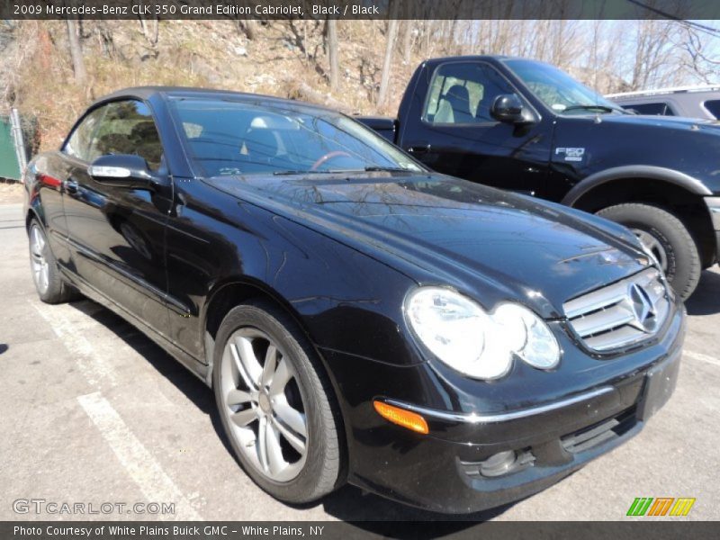 Black / Black 2009 Mercedes-Benz CLK 350 Grand Edition Cabriolet