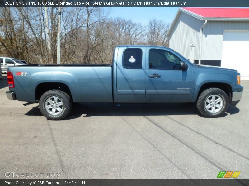 Stealth Gray Metallic / Dark Titanium/Light Titanium 2011 GMC Sierra 1500 SLE Extended Cab 4x4