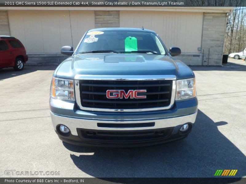 Stealth Gray Metallic / Dark Titanium/Light Titanium 2011 GMC Sierra 1500 SLE Extended Cab 4x4